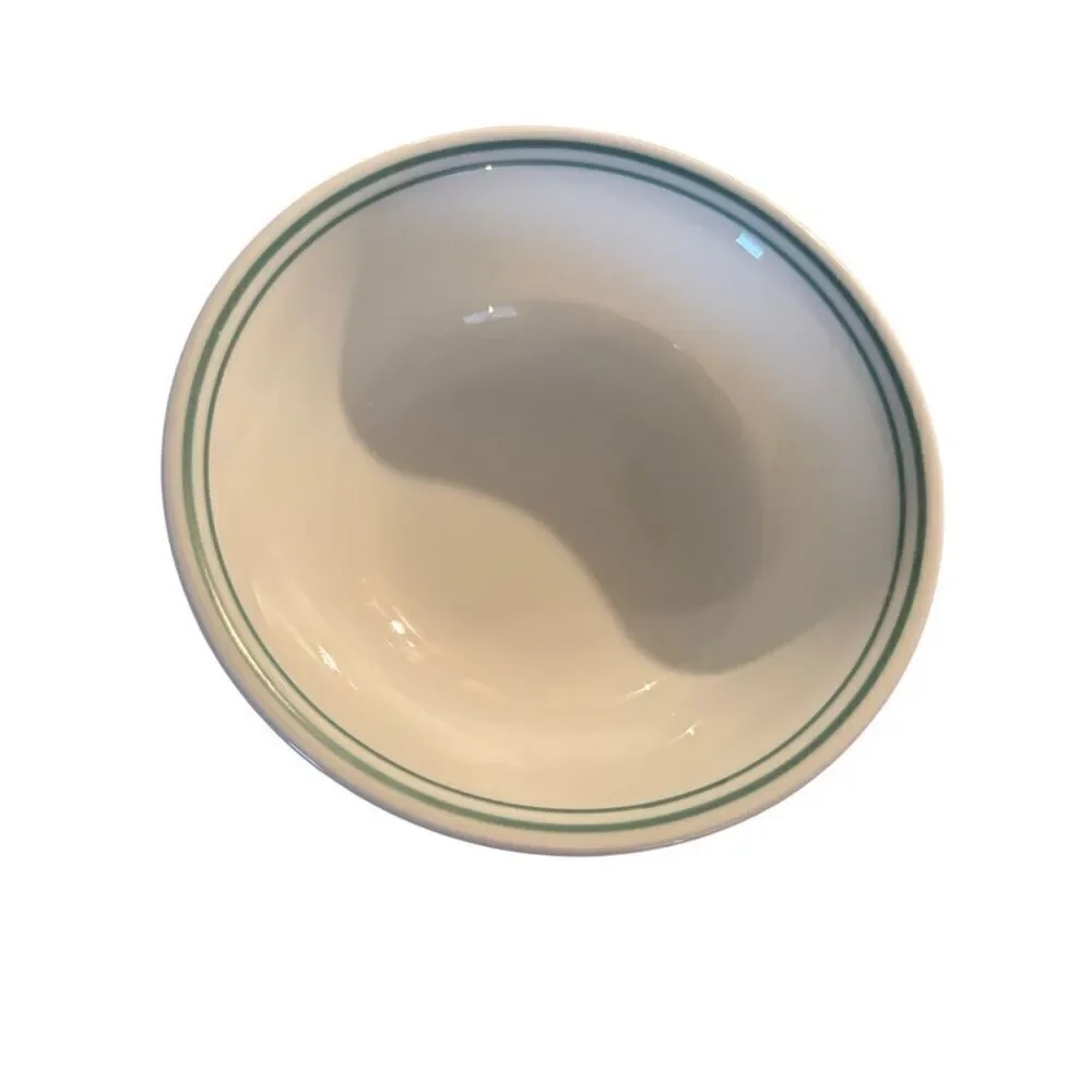 Corelle Rosemarie 2 6” Cereal Bowls Green Stripes